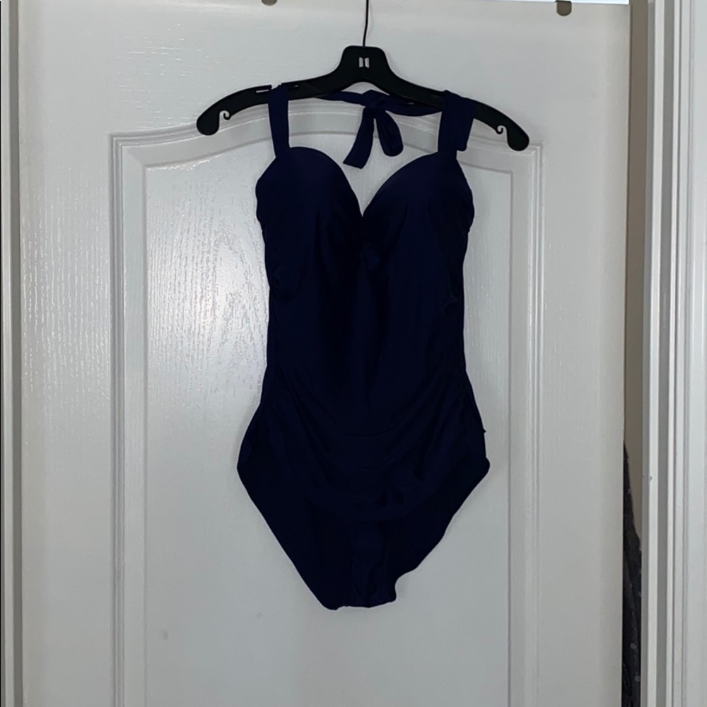 Navy blue swimsuit size XXL